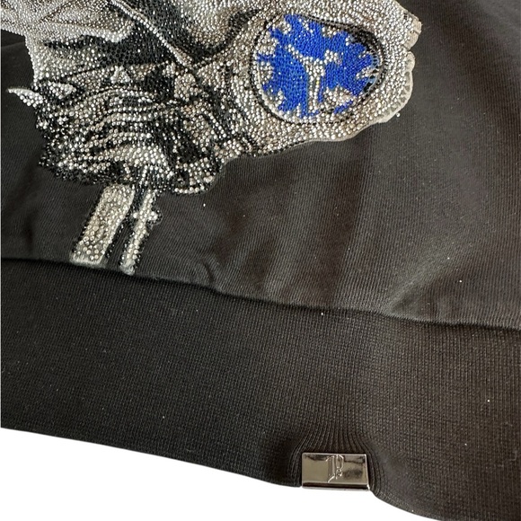 Left Point Black Graphic Hoodie for Men New - Picture 6 of 9